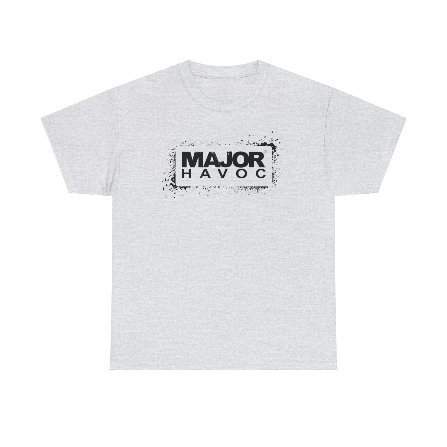 Major Havoc Ink Splatter Stencil Unisex Heavy Cotton Tee