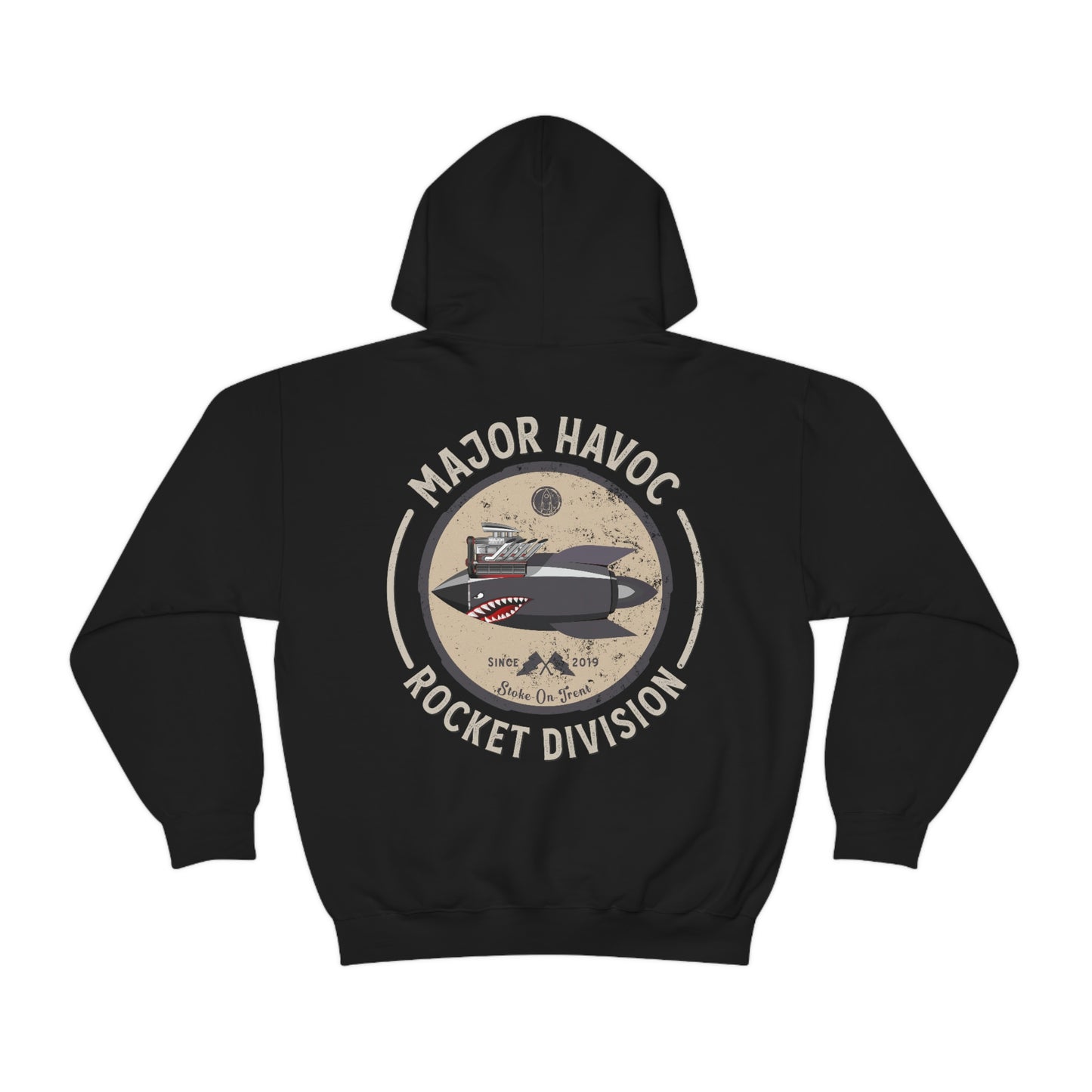 Major Havoc V8 Rocket Face Unisex Heavy Blended Hooded Sweatshirt