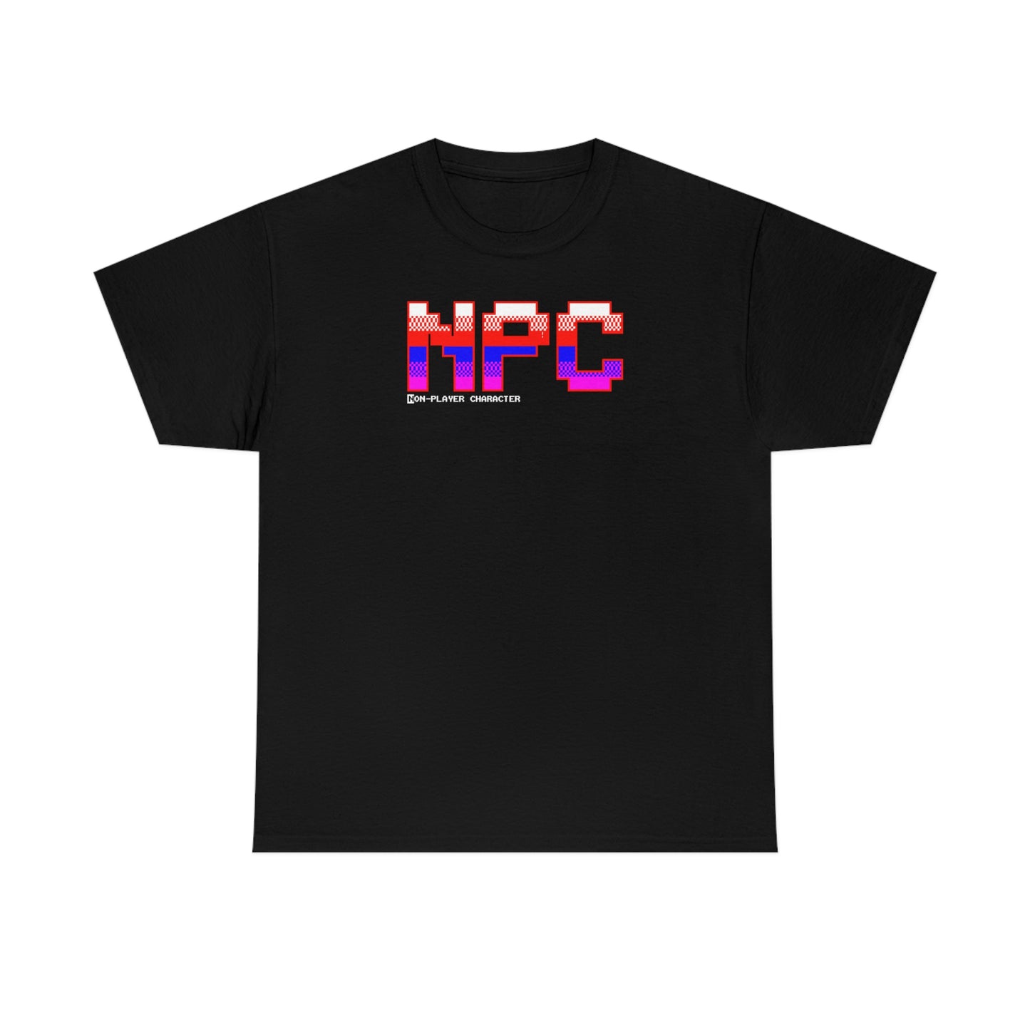 NPC, Non-Player Character Unisex Heavy Cotton Tee