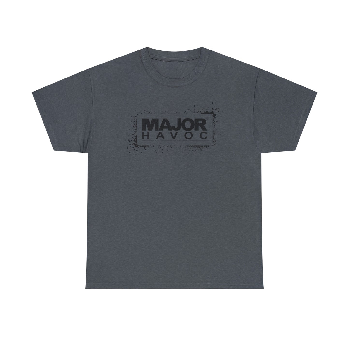 Major Havoc Ink Splatter Stencil Unisex Heavy Cotton Tee