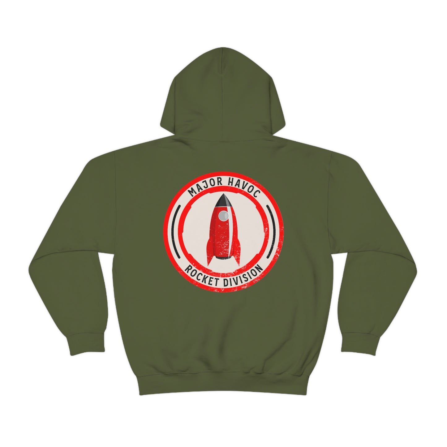 Major Havoc Rocket Division Unisex Heavy Blend Hooded Sweatshirt