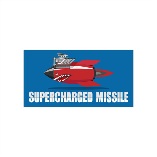 Supercharged Missile Major Havoc Waterproof Sticker